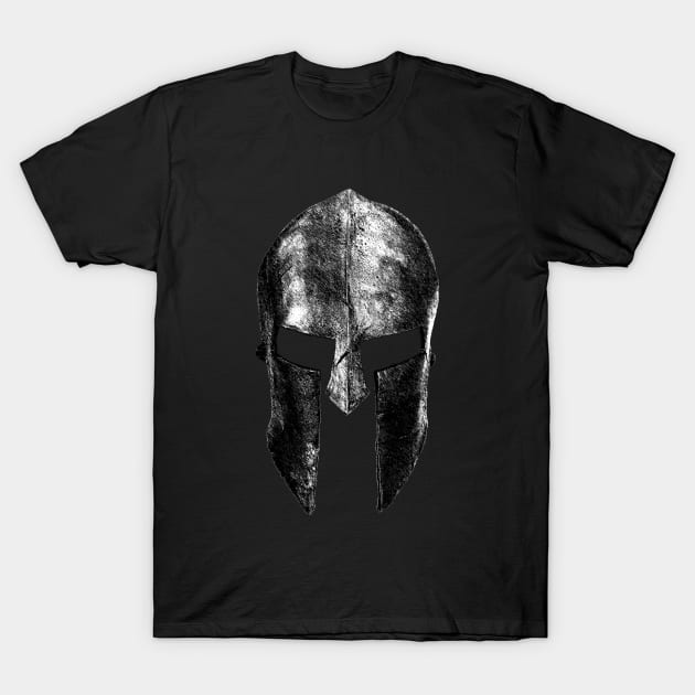 Spartan Helmet T-Shirt by biggeek